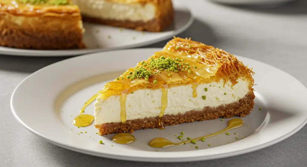 modern middle eastern dessert fusion baklava cheesecake