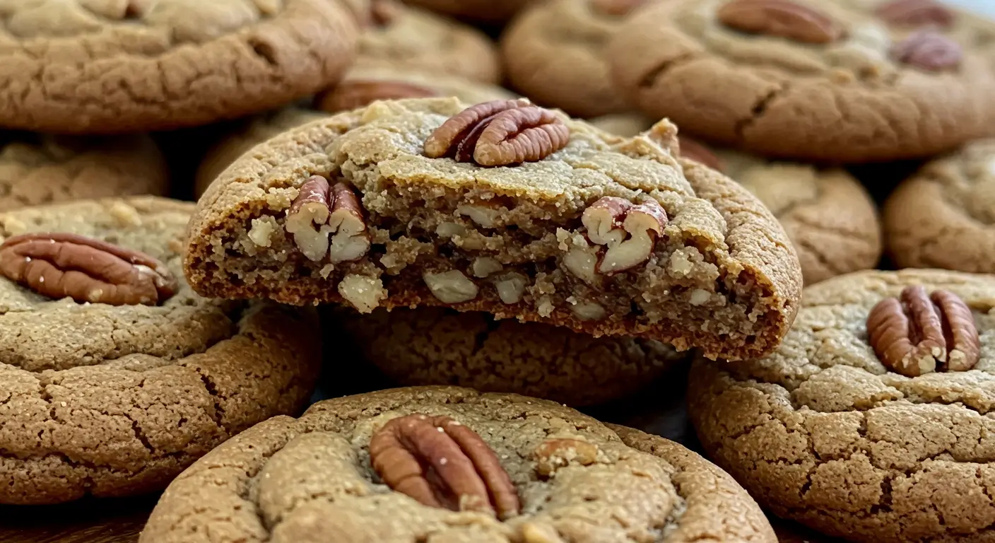 Crispy and nutty pecan cookies recipe – a delicious homemade treat.