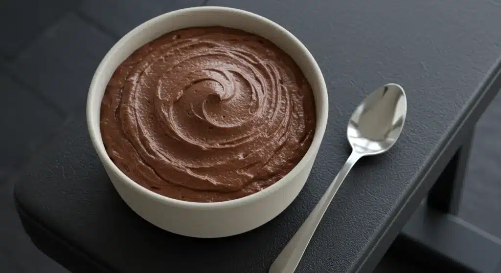 chocolate protein cottage cheese mousse
