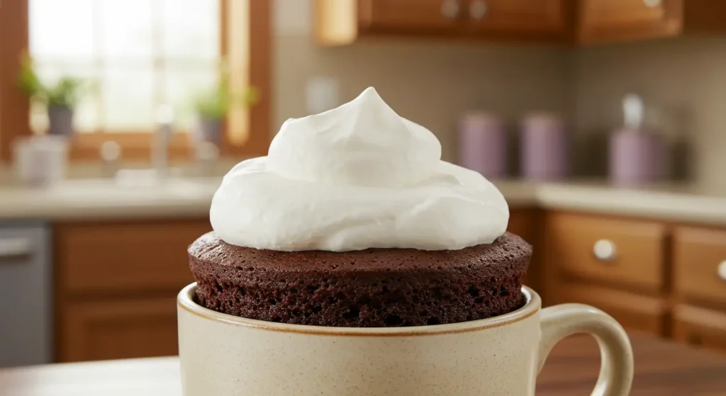 chocolate mug cake quick dessert