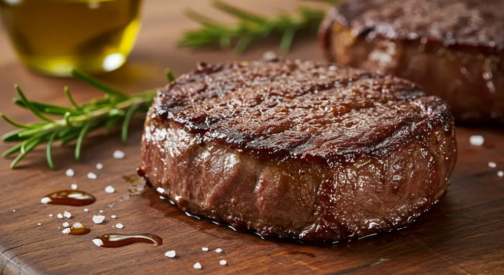 Tender Grilled Hanger Steak fresh off the grill, ready to serve at a backyard cookout