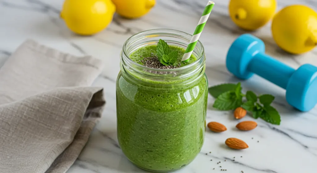 Simple lemon balm for weight loss recipe with dried leaves steeped in hot water