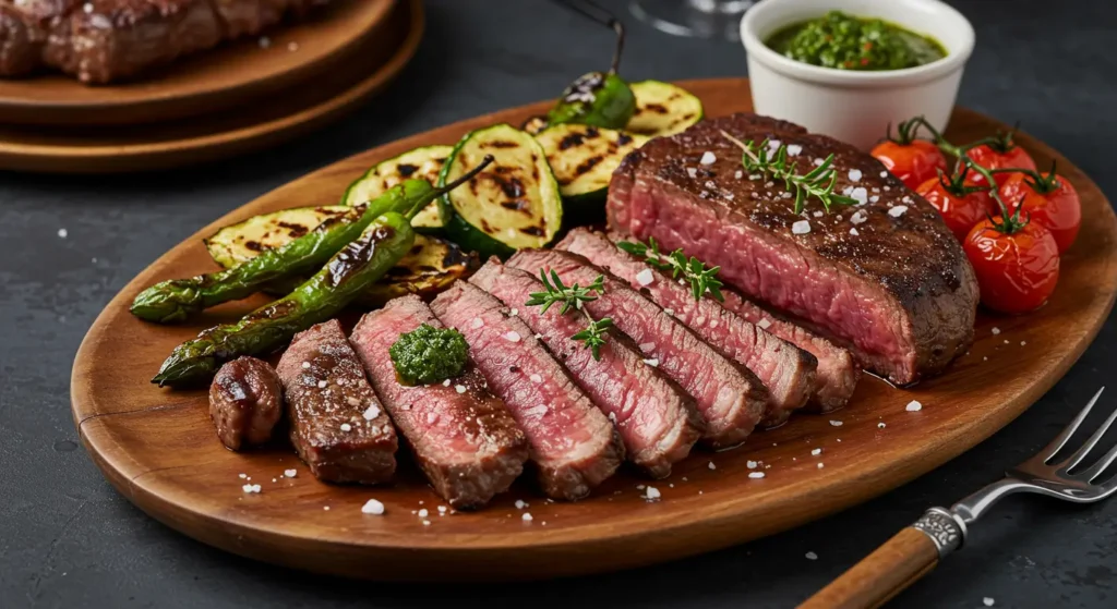 Juicy Picanha Steak cooked to perfection with a golden fat cap and smoky char