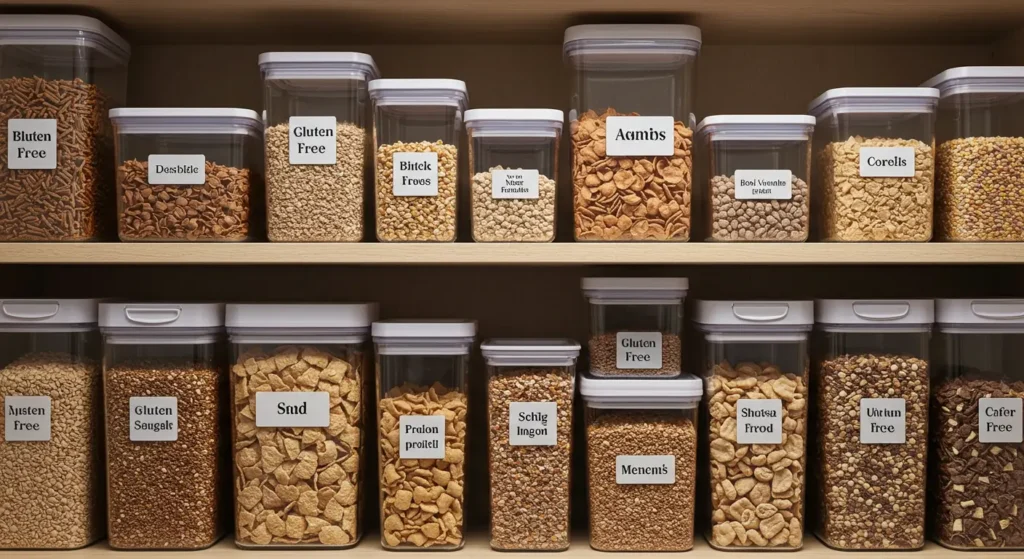gluten free cereal storage containers