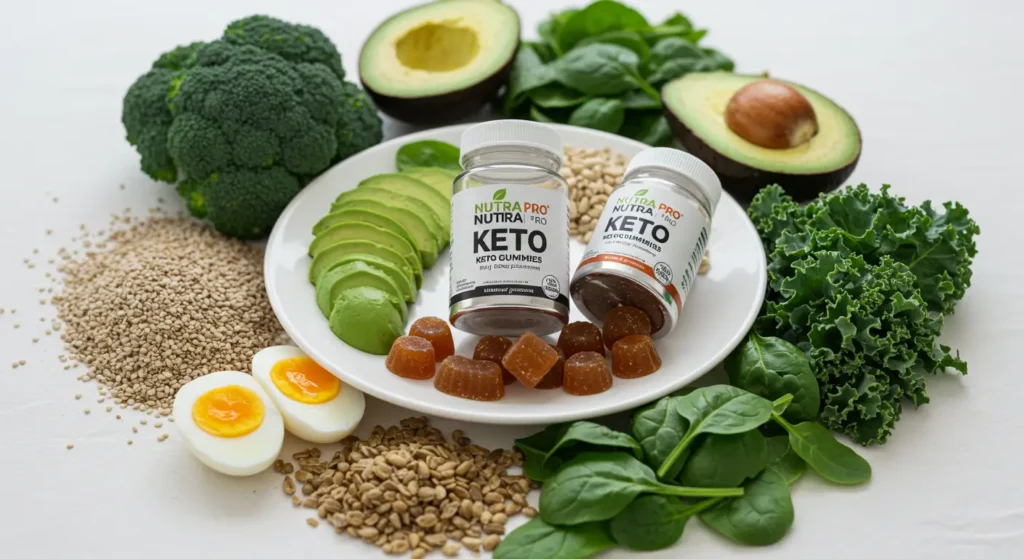 nutra pro keto bhb gummies with keto foods